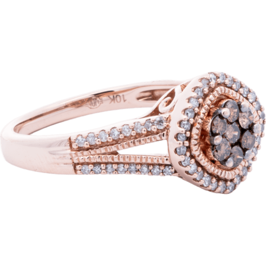 Picture of  Ring 10k Rose Gold 69 Diamonds