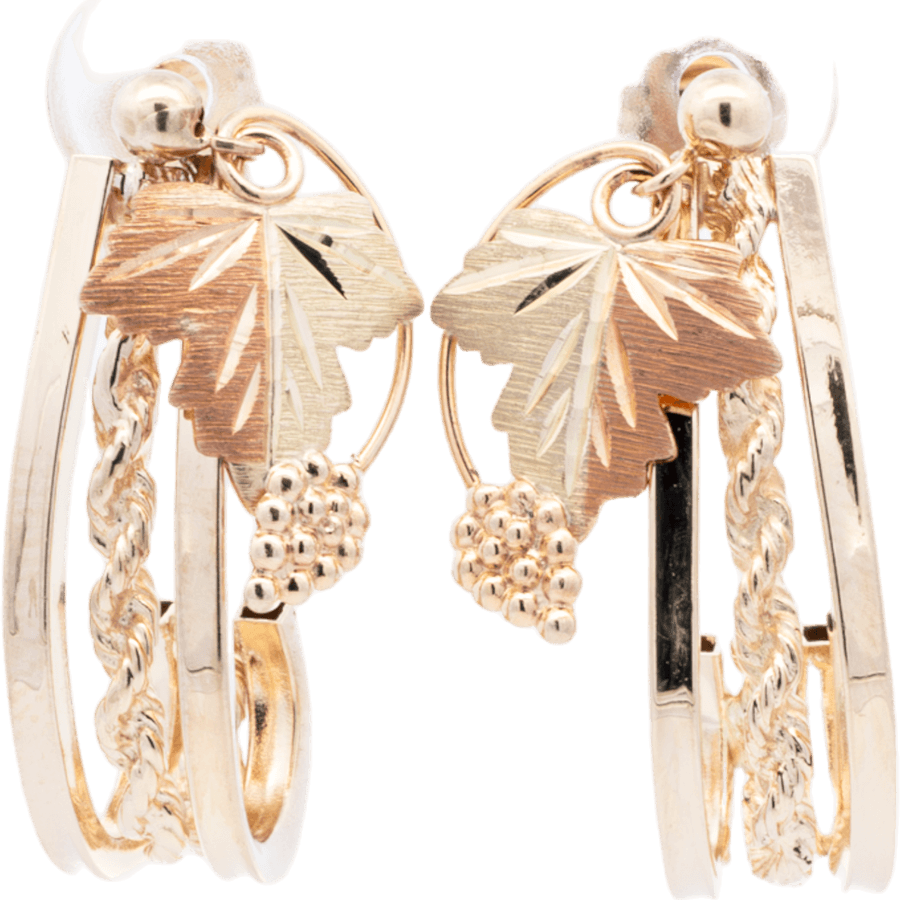  Earrings 14k Yellow Gold