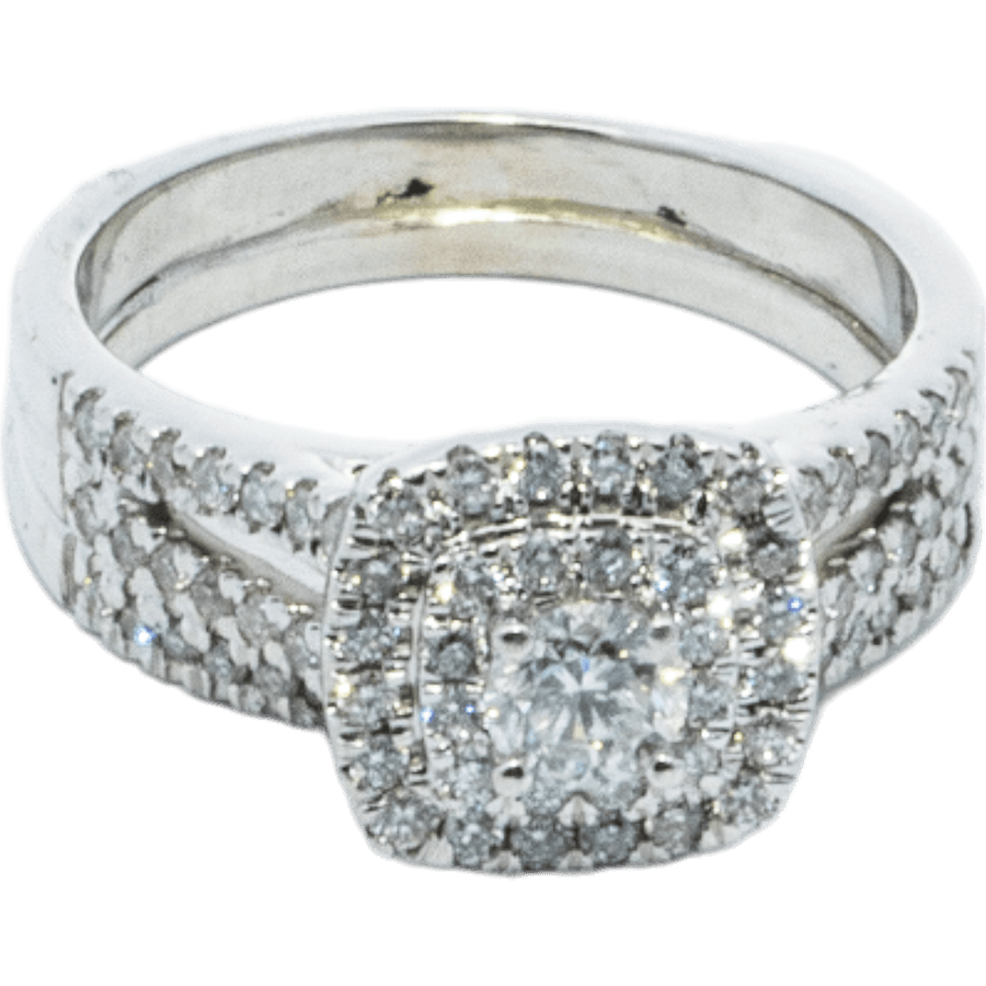 Picture of  Ring 10k White Gold with 0.76 Carats of Diamond