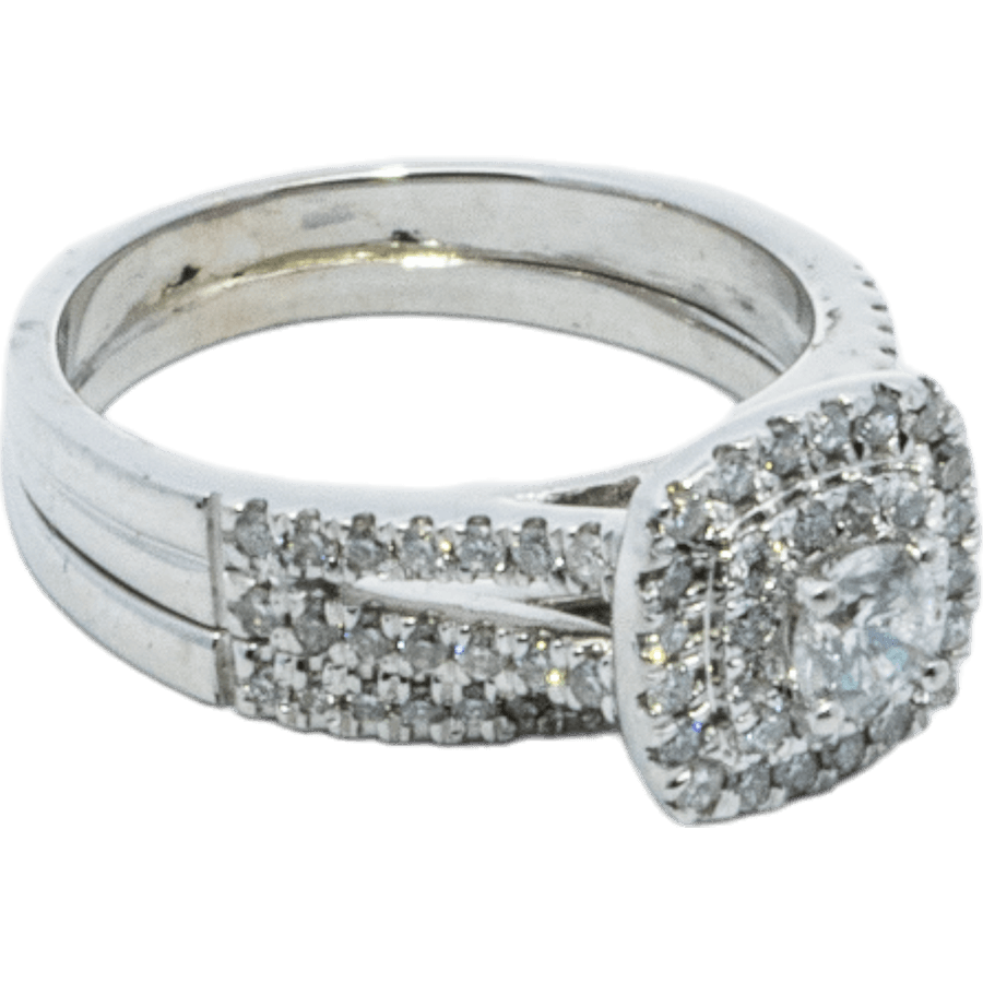 Picture of  Ring 10k White Gold with 0.76 Carats of Diamond