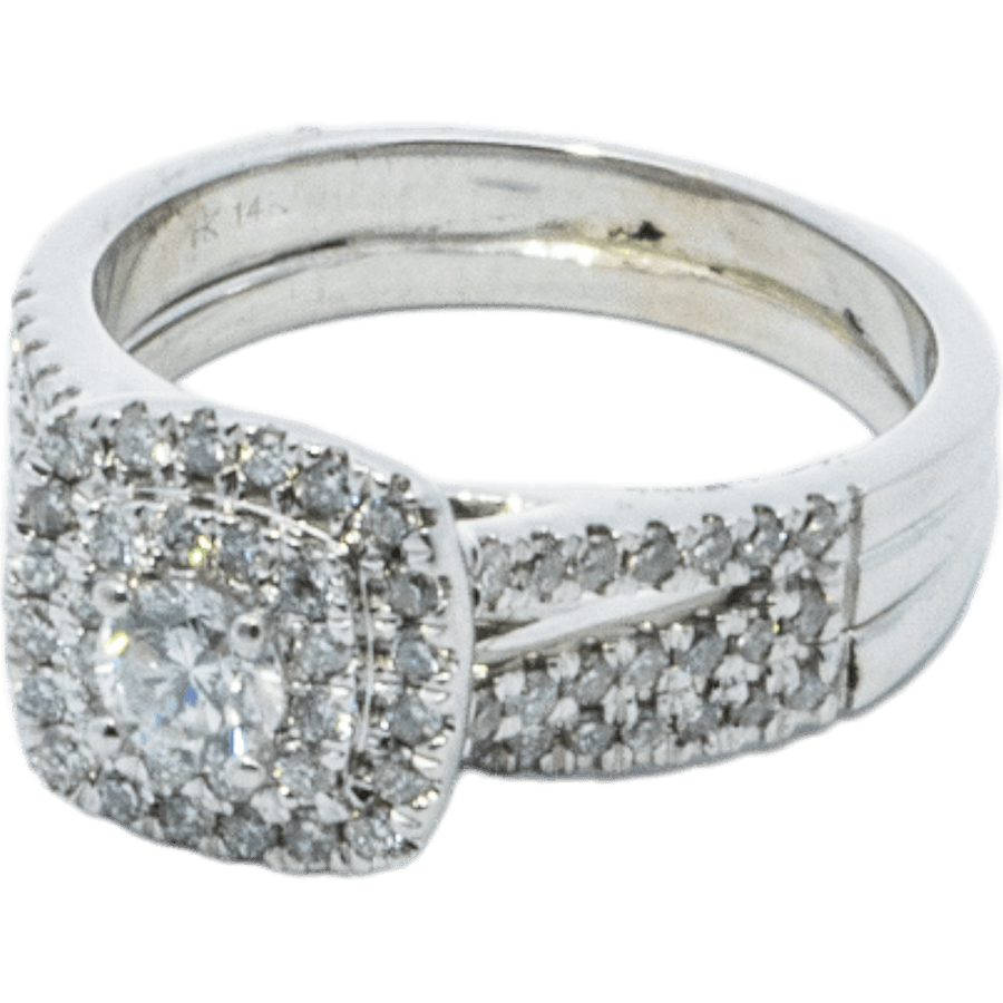 Picture of  Ring 10k White Gold with 0.76 Carats of Diamond