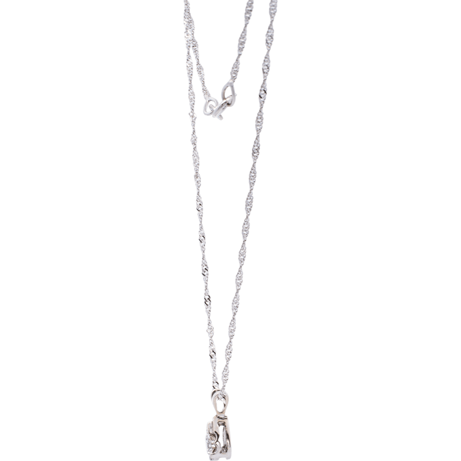 Picture of  Necklace 14k White Gold 1 Diamonds