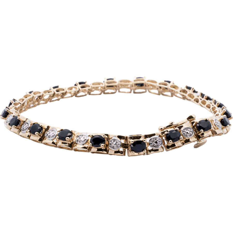 Picture of  Bracelet 10k Yellow Gold 20 Diamonds