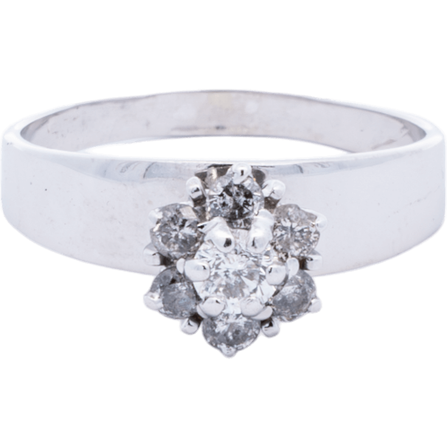 Picture of  Ring 14k White Gold 7 Diamonds