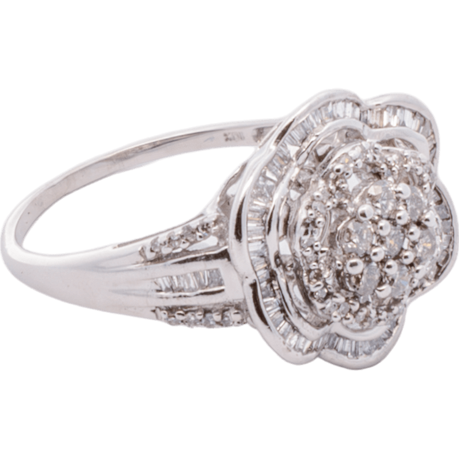 Picture of  Ring 10k White Gold with 1.02 Carats of Diamonds