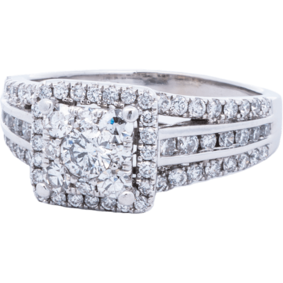 Picture of  Ring 14k White Gold 79 Diamonds