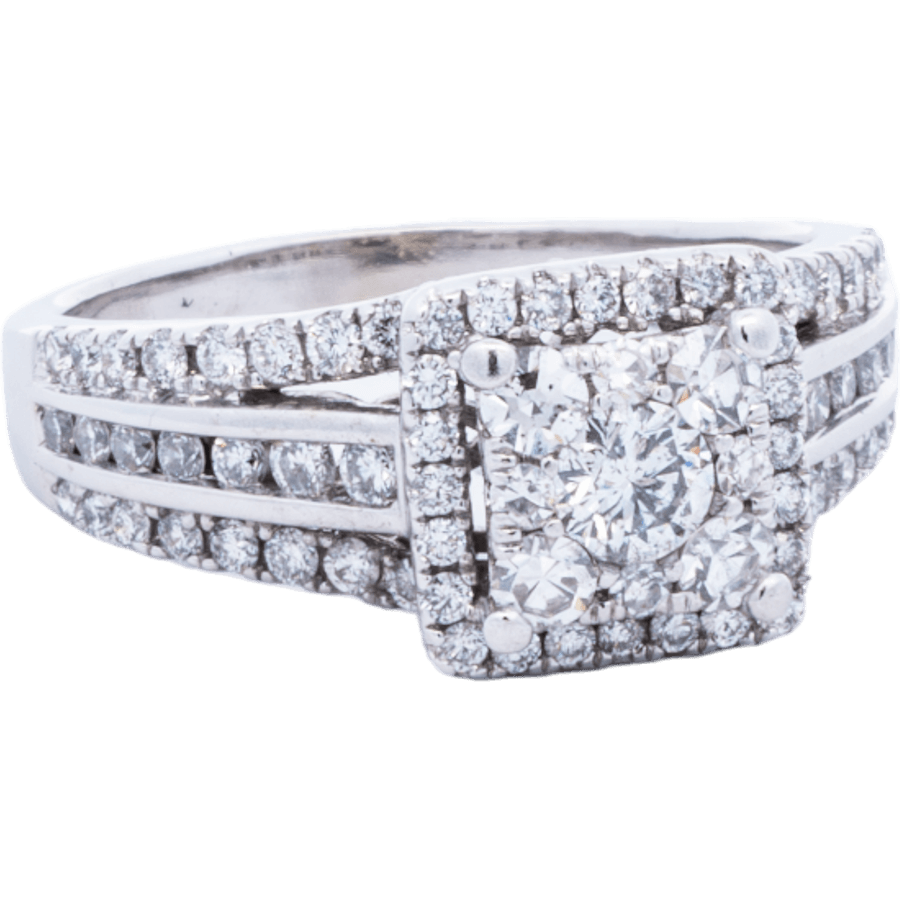 Picture of  Ring 14k White Gold 79 Diamonds