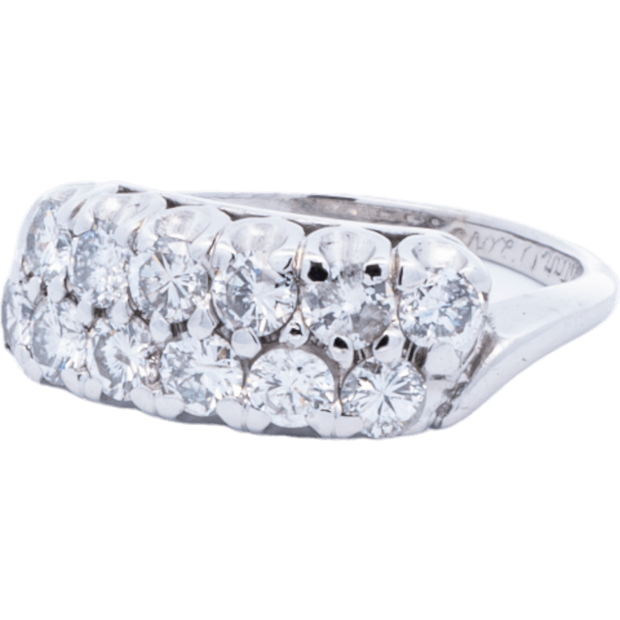 Picture of  Ring 14k White Gold 12 Diamonds