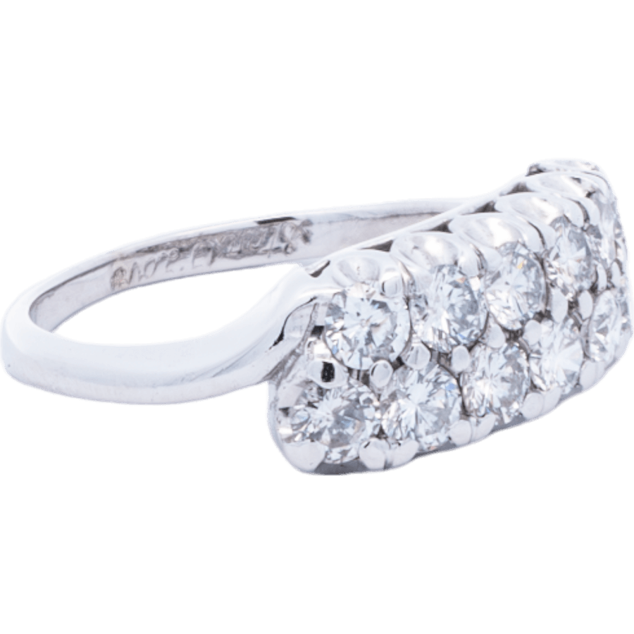 Picture of  Ring 14k White Gold 12 Diamonds