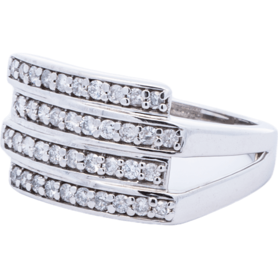 Picture of  Ring 14k White Gold 40 Diamonds