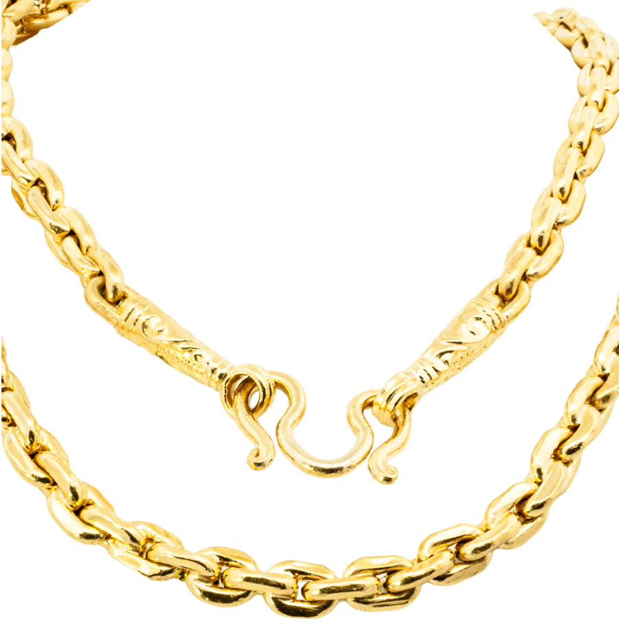  Chain 24k Yellow Gold