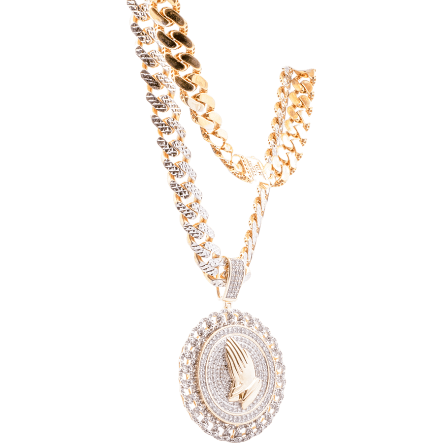 Picture of  Necklace 10k Two Toned Gold with 2 Carats of Diamonds