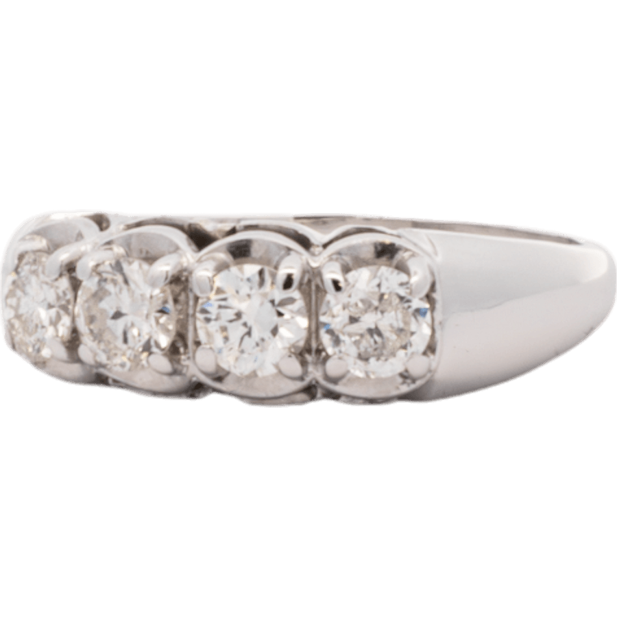 Picture of  Ring 14k White Gold with 0.68 Carats of Diamonds