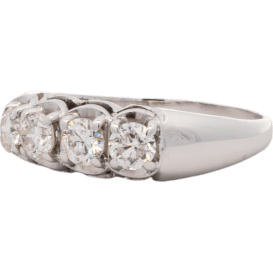 Picture of  Ring 14k White Gold with 0.68 Carats of Diamonds