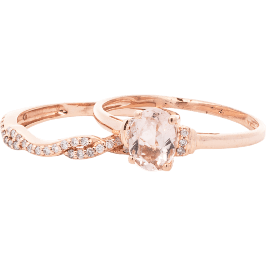 Picture of  Ring 10k Rose Gold with 0.37 Carats of Diamonds