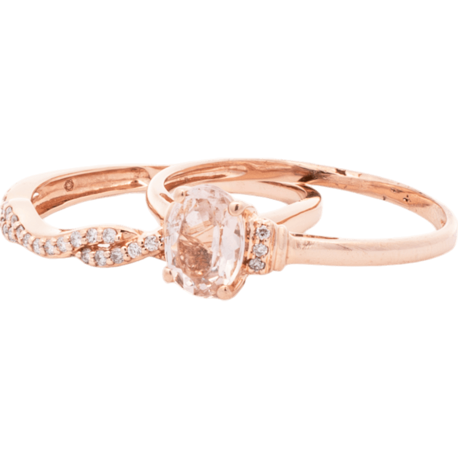 Picture of  Ring 10k Rose Gold with 0.37 Carats of Diamonds