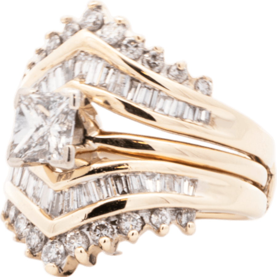 Picture of  Ring 14k Yellow Gold with 2.41 Carats of Diamonds