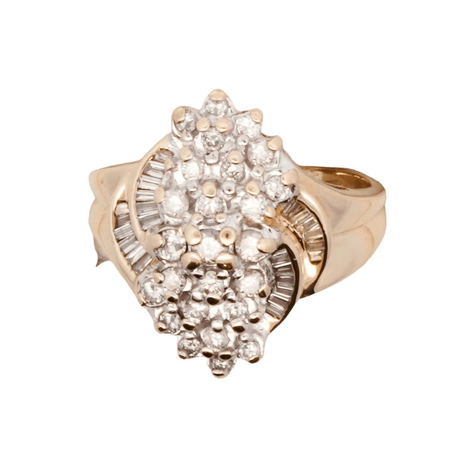 Picture of  Ring 14k Yellow Gold with 0.97 Total Carats of Diamonds