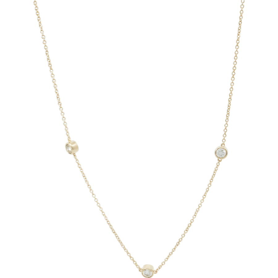  Chain 14k Yellow Gold with 0.25 Total Carats of Diamonds