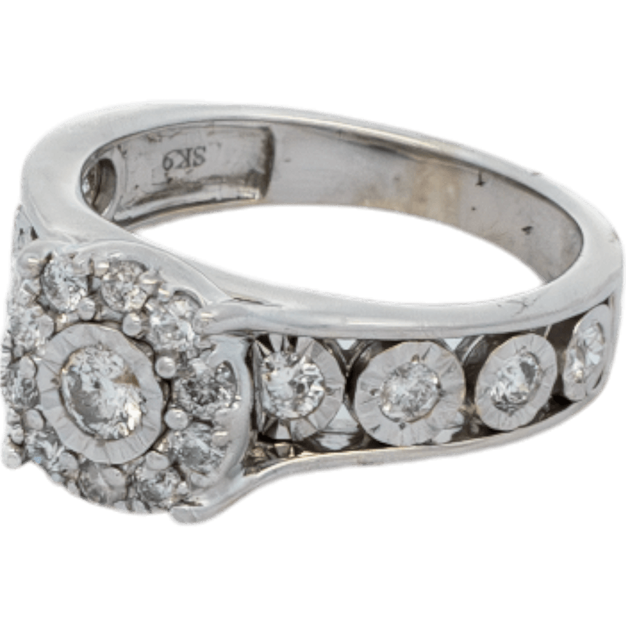 Picture of  Ring 10k White Gold with 0.48 Total Carats of Diamonds