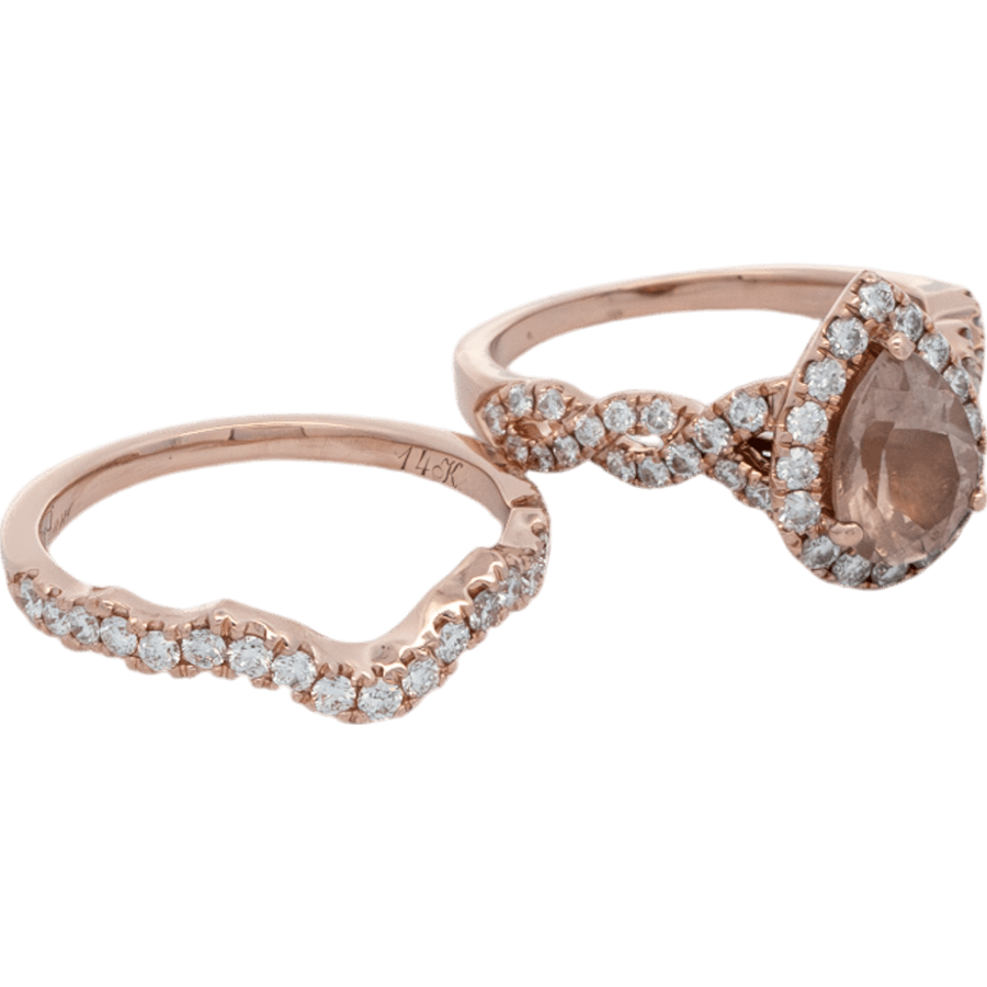 Picture of  Ring 14k Rose Gold with 1.53 Total Carats of Diamonds