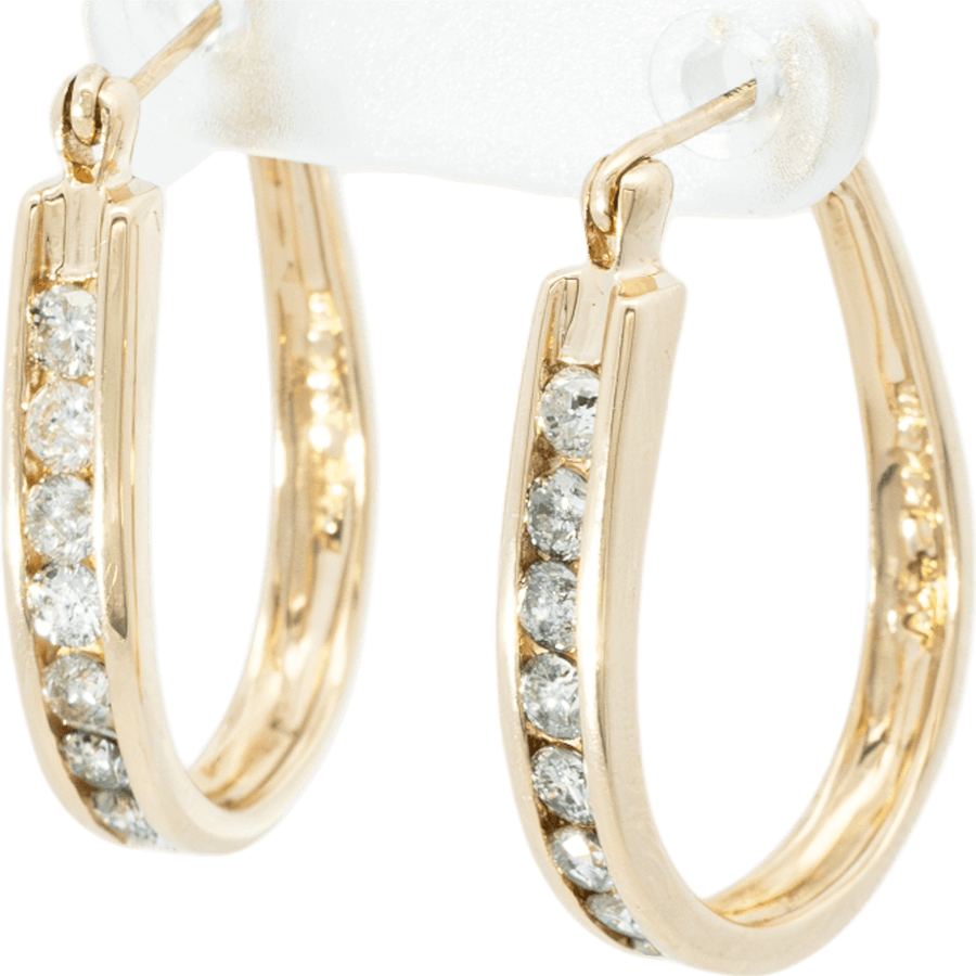 Picture of  Earrings 14k Yellow Gold with 0.96 Total Carats of Diamonds