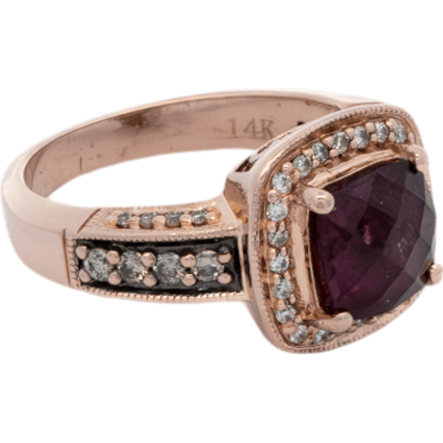 Picture of  Ring 14k Rose Gold with 0.28 Total Carats of Diamonds