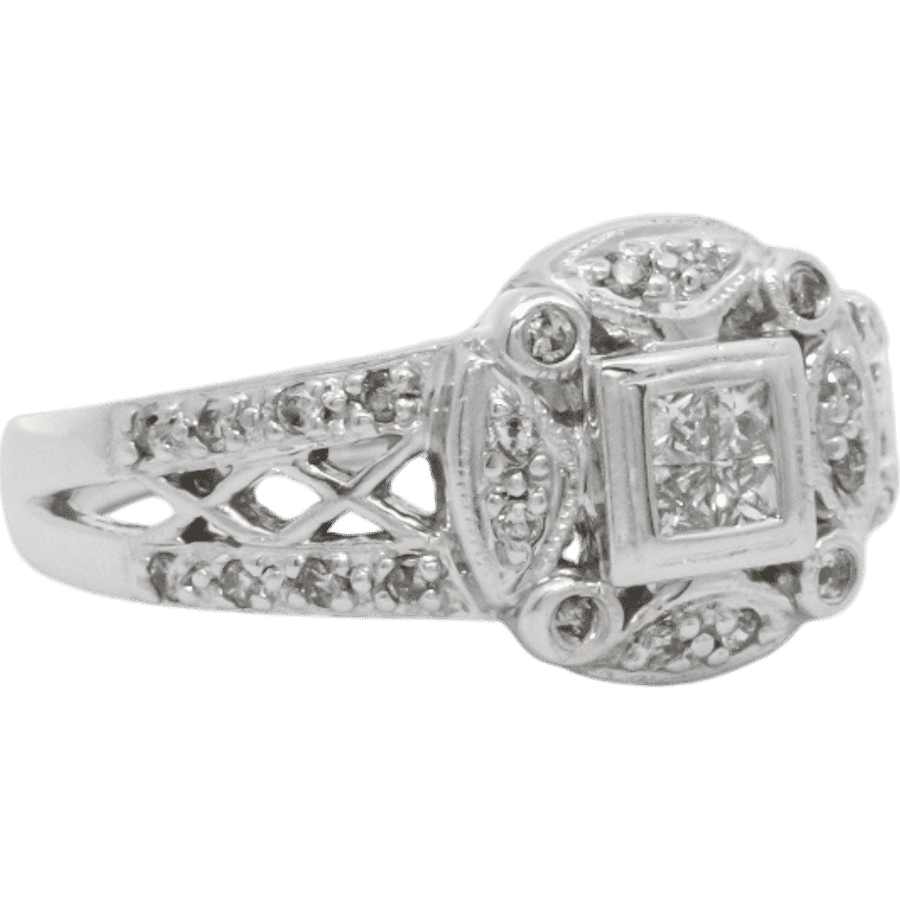 Picture of  Ring 14k White Gold With 0.316 Carats of Diamonds