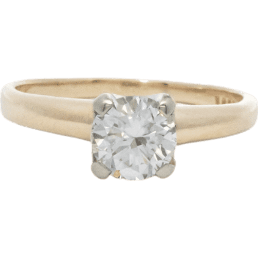  Ring 14k Yellow Gold With 0.57 Carats of Diamonds