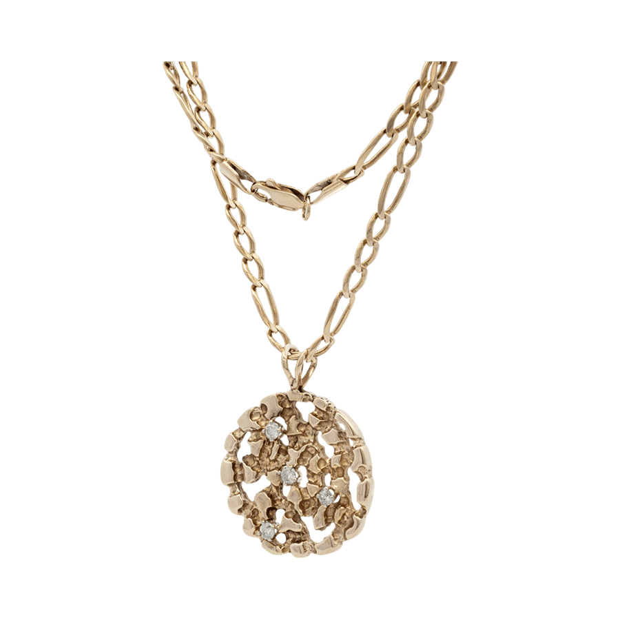 Picture of  Necklace 14k Yellow Gold with 0.44 Carats of Diamonds