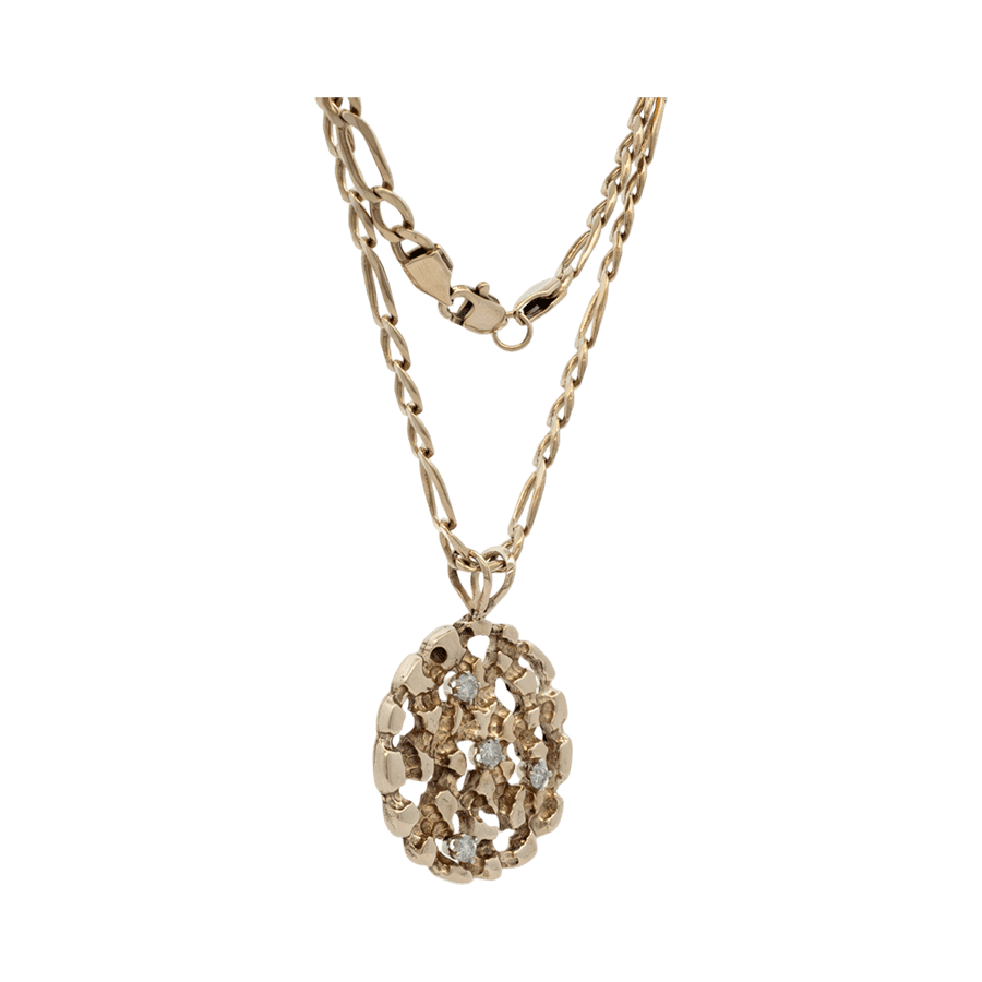 Picture of  Necklace 14k Yellow Gold with 0.44 Carats of Diamonds