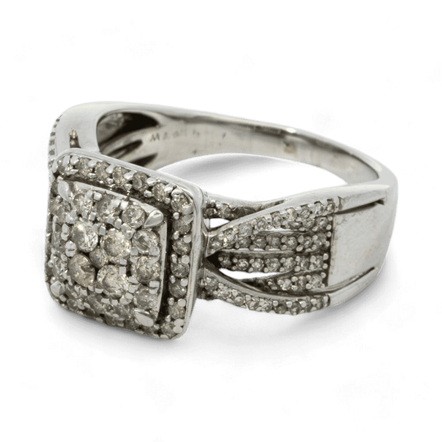 Picture of  Ring 10k White Gold With 1.096 Carats of Diamonds