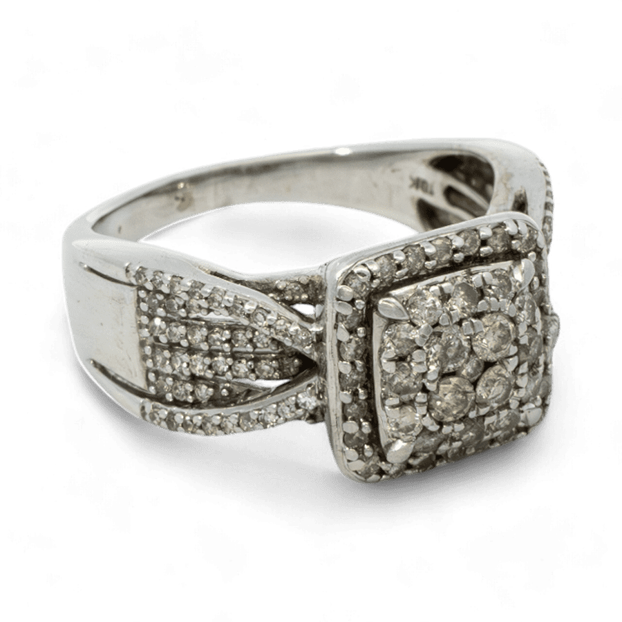 Picture of  Ring 10k White Gold With 1.096 Carats of Diamonds