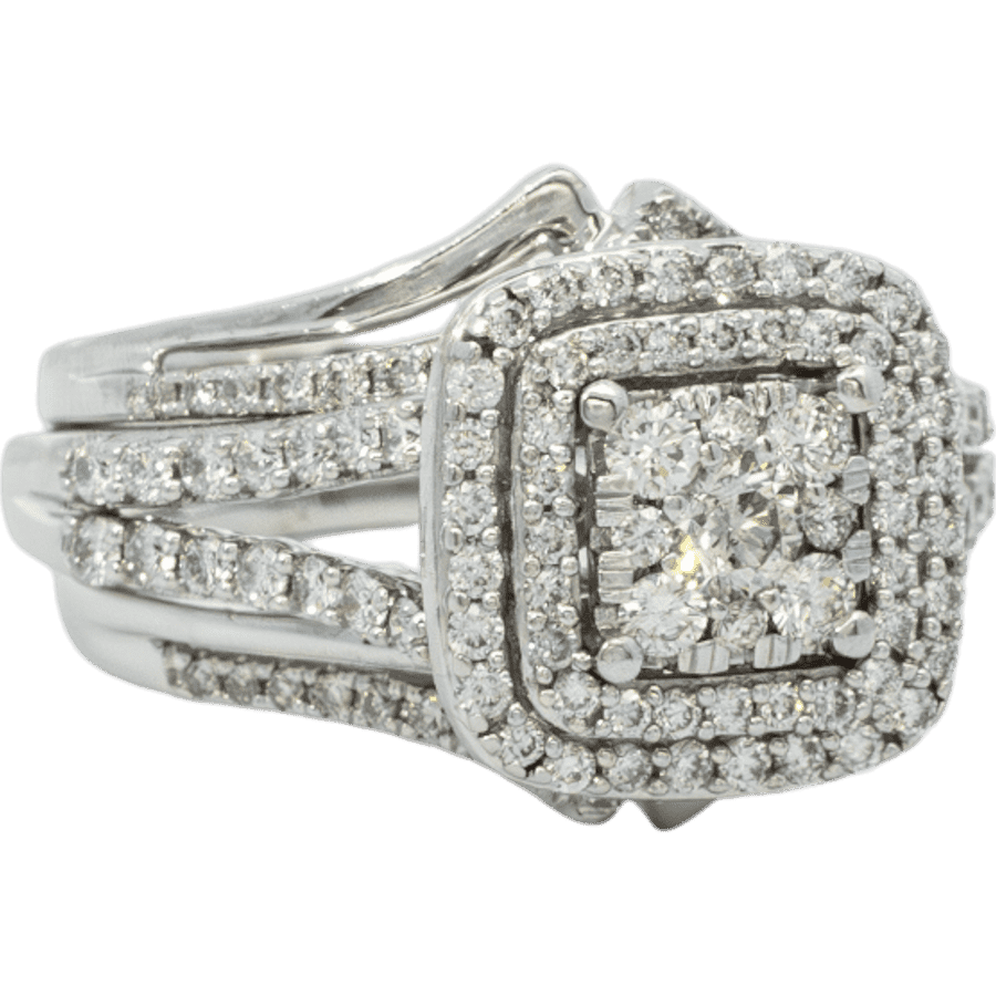 Picture of  Ring 14k White Gold With 1.69 Carats of Diamonds