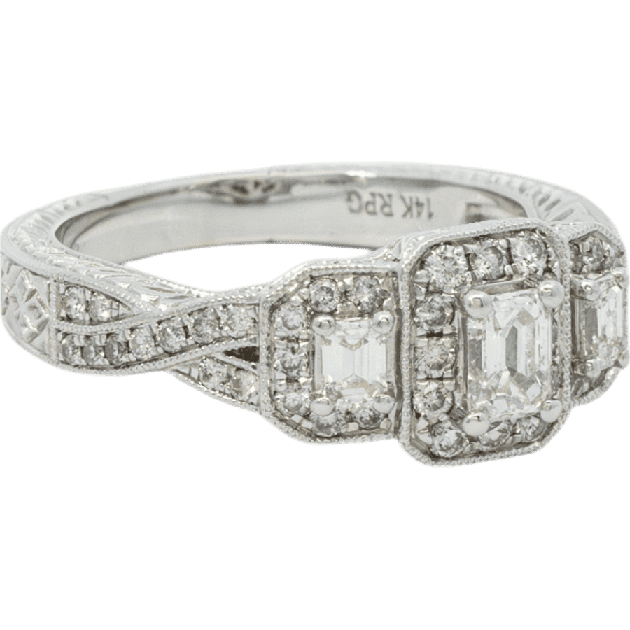 Picture of  Ring 14k White Gold With 1.06 Carats of Diamonds