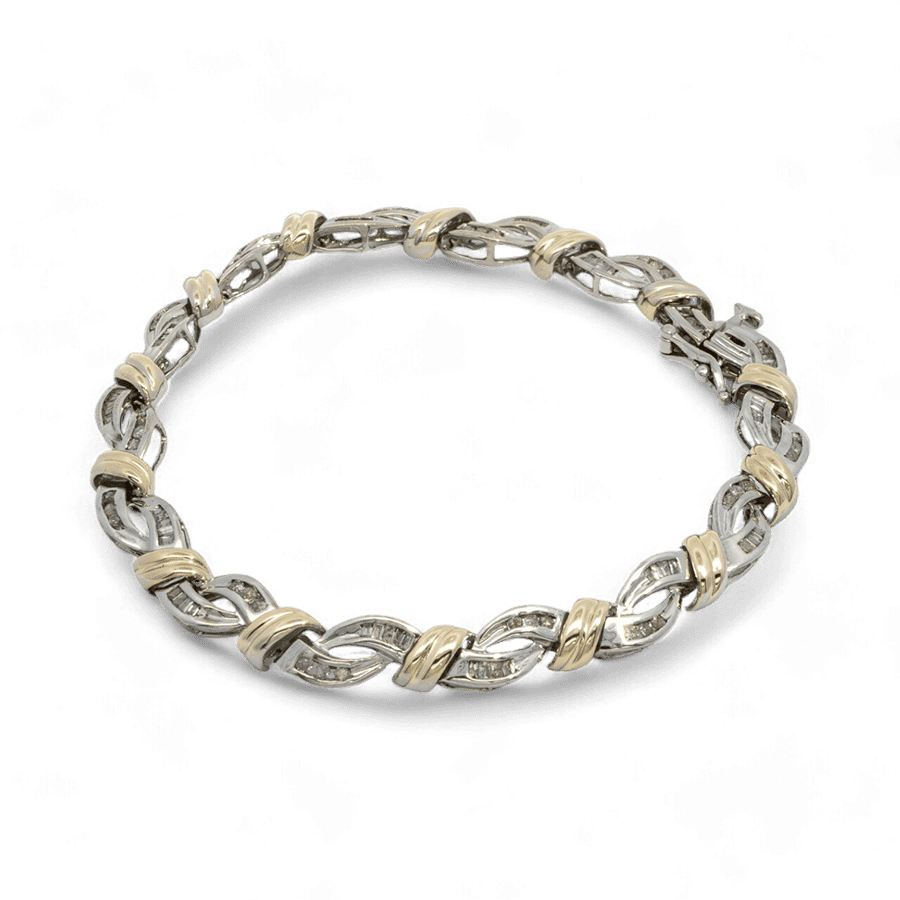 Picture of  Bracelet 10k Yellow Gold With 1 Carats of Diamonds