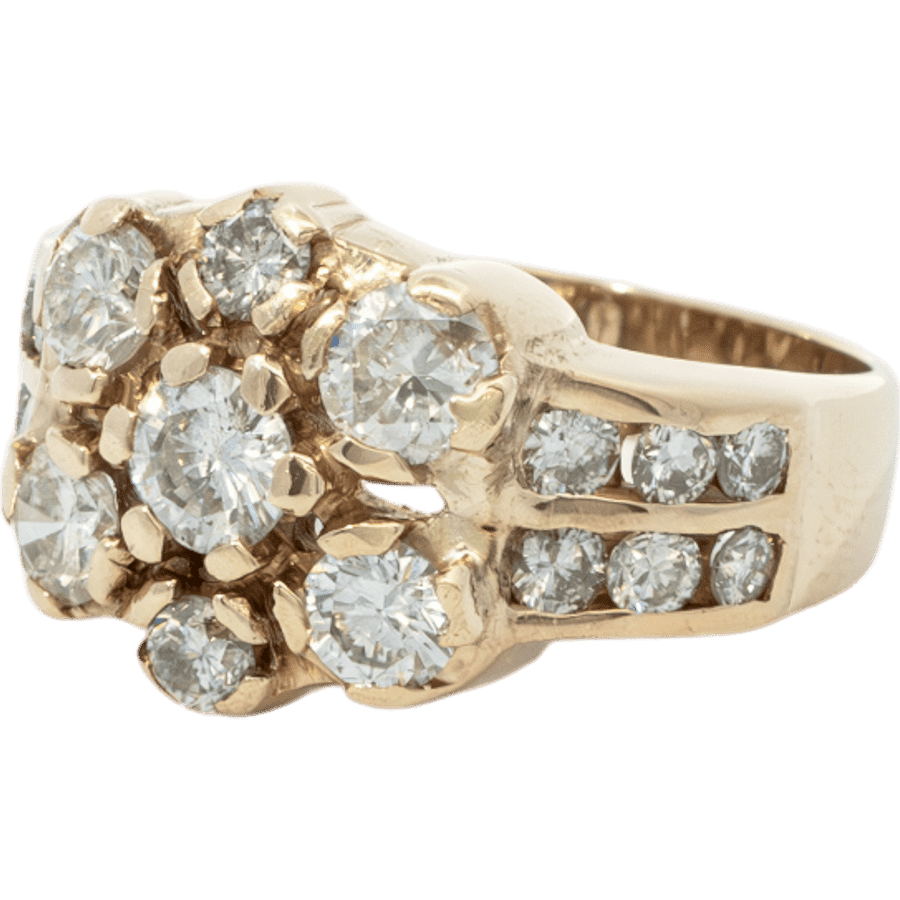 Picture of  Ring 14k Yellow Gold With 1.77 Carats of Diamonds