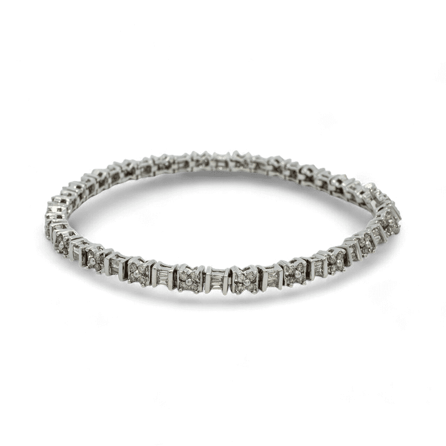 Picture of  Bracelet 14k White Gold With 1.3 Carats of Diamonds