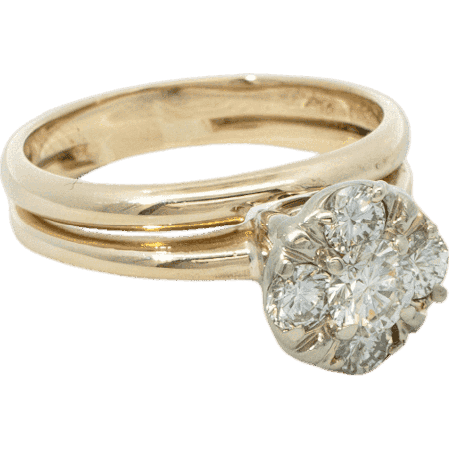 Picture of  Ring 14k Yellow Gold With 0.75 Carats of Diamonds