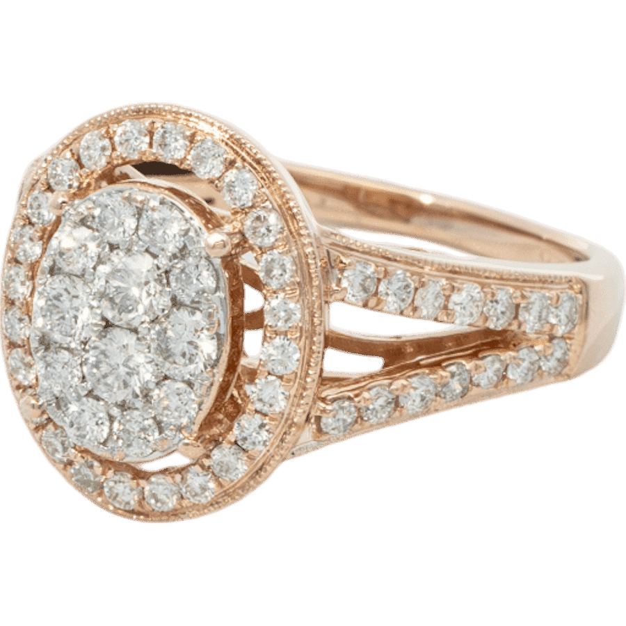 Picture of  Ring 14k Rose Gold With 1.4 Carats of Diamonds