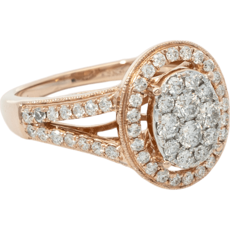 Picture of  Ring 14k Rose Gold With 1.4 Carats of Diamonds