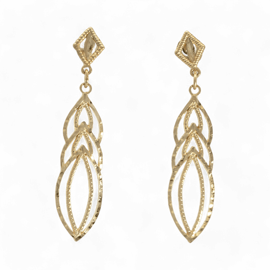  Earrings 14k Yellow Gold