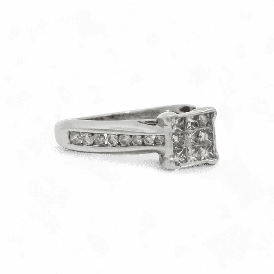 Picture of  Ring 10K White Gold With 1.08 Carats Of Diamonds