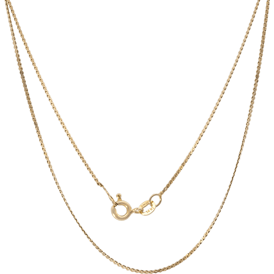  Chain 14K Yellow Gold