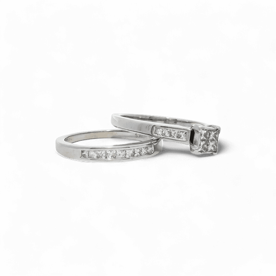 Picture of  Ring 14K White Gold With 0.99 Carats Of Diamonds