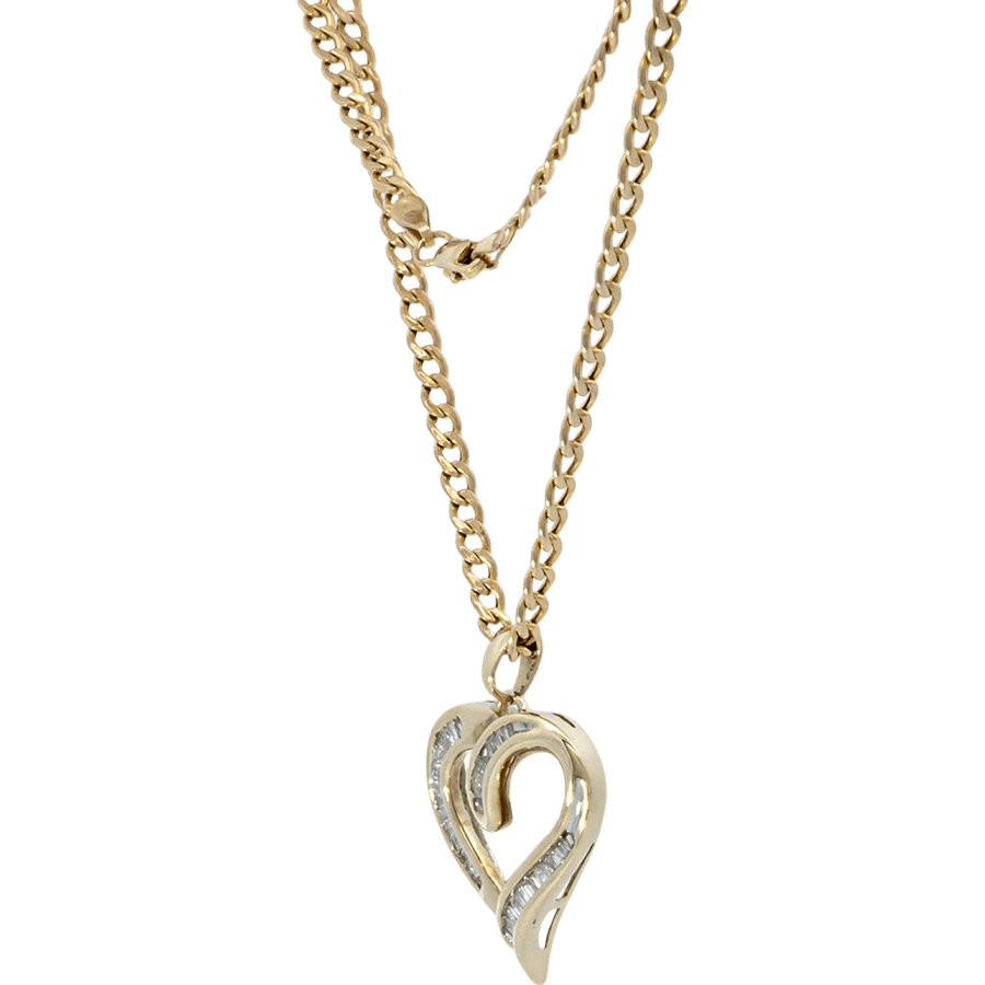 Picture of  Necklace 10K Yellow Gold With 1.32 Carats Of Diamonds