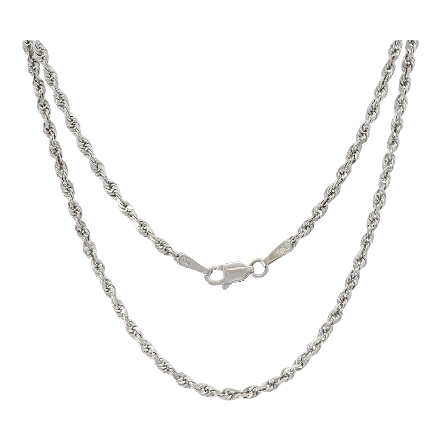  Chain 10k White Gold