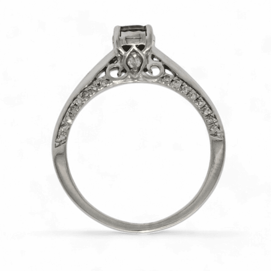 Picture of  Ring 10k White Gold with 0.21 Carats of Diamonds