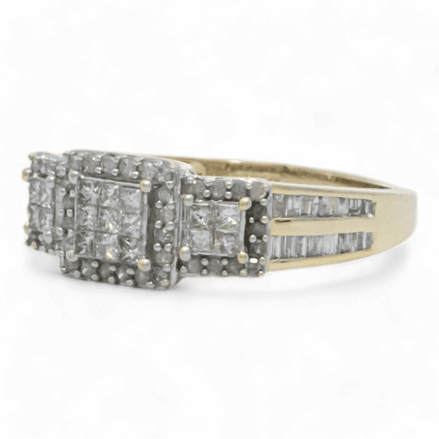 Picture of  Ring 10k Yellow Gold with 1.07 Carats of Diamonds