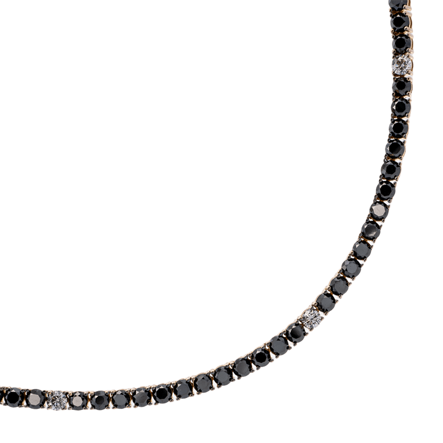 Picture of  Necklace 18k Yellow Gold 140 Diamonds